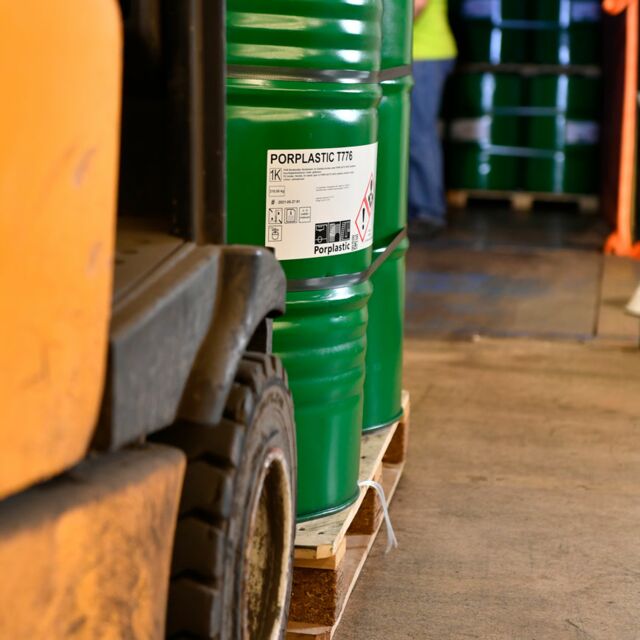Industrieboden für chemische Produktionsstätten oder Labore