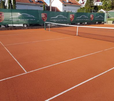 Allwetter Tennisplatz PORPLASTIC RedClay pro