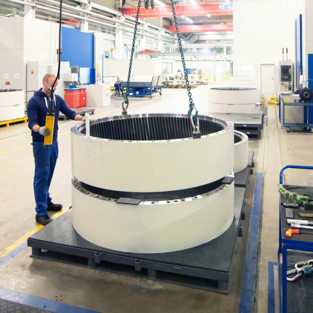 Mechanisch belastbarer Industrieboden