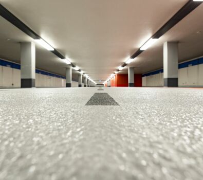 Multi-Storey car park in Dresden coated with VIASOL DECK spray rapid